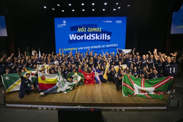 Etapa Estadual da WorldSkills reúne mais de 80 alunos de 25 unidades do Senai Paraná. Foto: FIEP