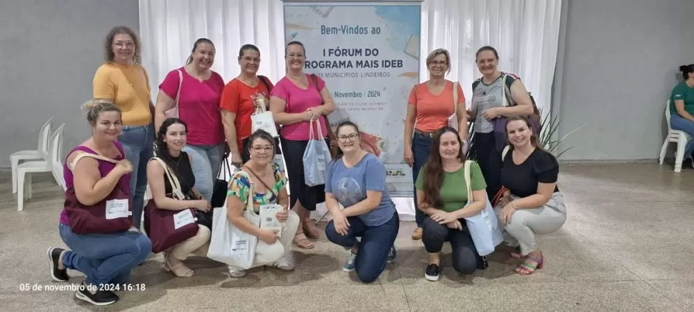 Marechal Cândido Rondon esteve representado por um grupo de professores. Foto: Divulgação