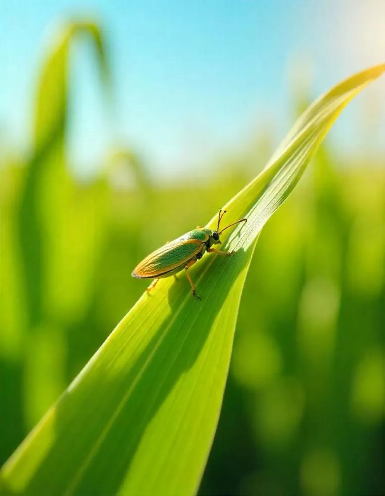 A cigarinha do milho. 