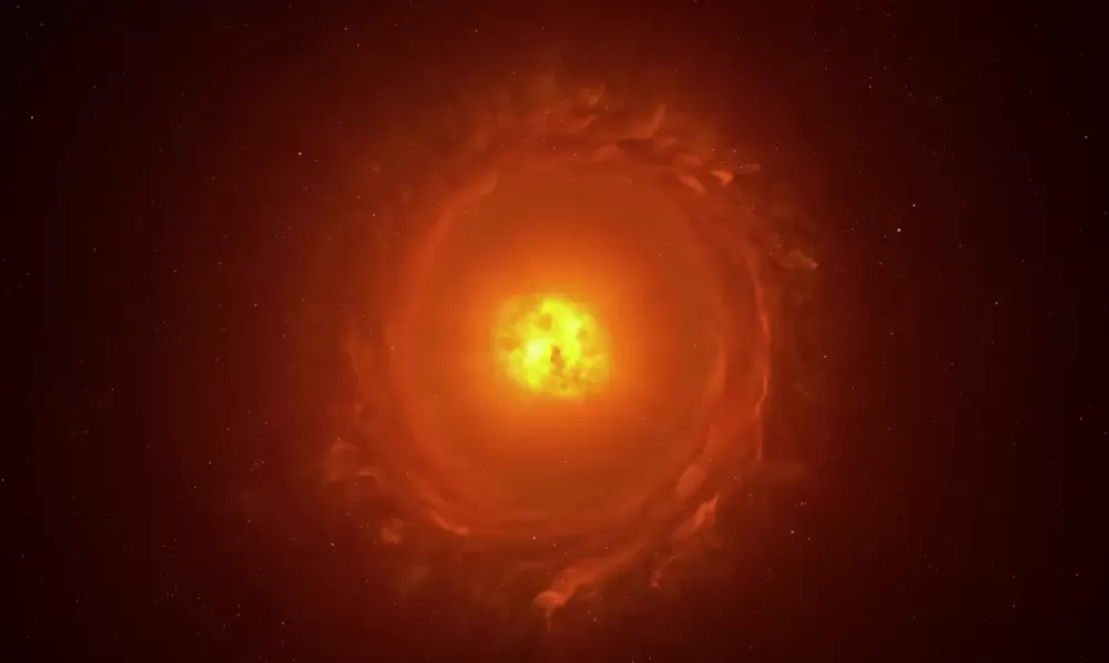 Imagem da estrela WOH G64 