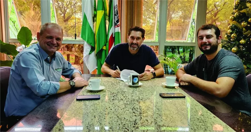 Roberto Thomé, Márcio Rauber e Fernando Volpato. Foto: Assessoria