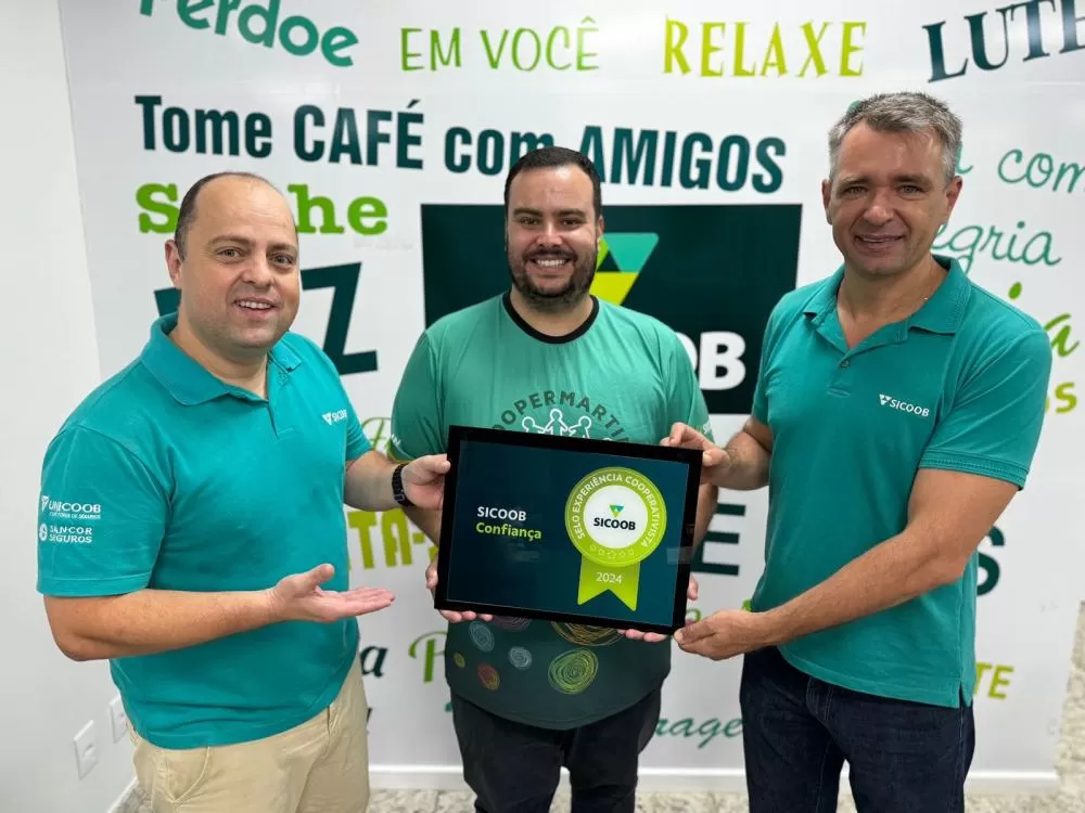 Hugo Ferraz, Alan Roskamp e Rogério Grica. Foto: 