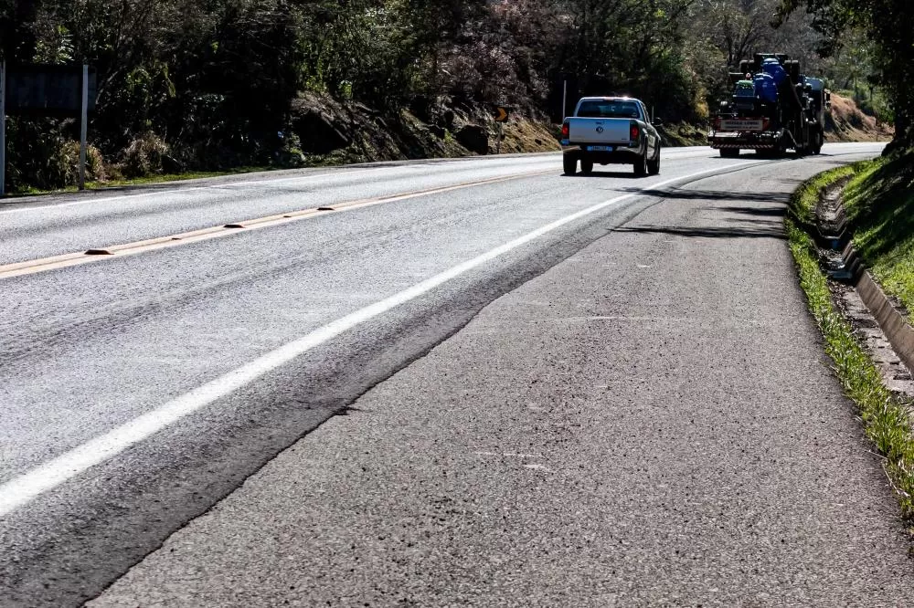 “A duplicação da BR 277, que liga o oeste ao leste do Paraná, é imensamente aguardada. Foto: Roberto Dziura Jr/AEN