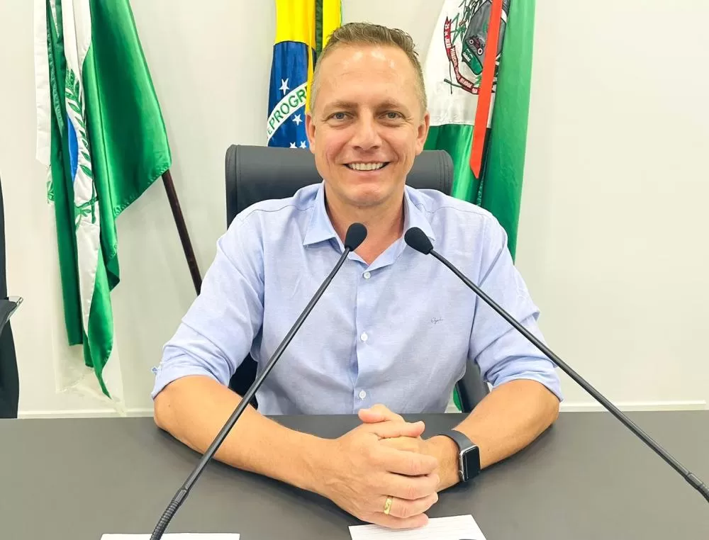O Soldado Sauer está presidente do Legislativo Municipal, biênio 2023-2024. Foto: Assessoria