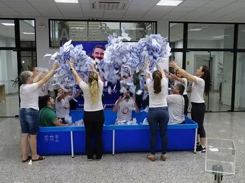 Hoje aconteceu o último sorteio da campanha Natal Premiado Acimacar. Foto: Acimacar