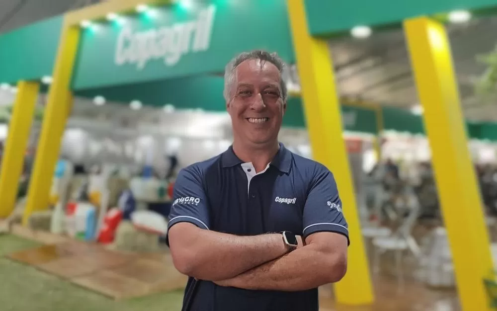 Daniel Engels Rodrigues, CEO da Copagril, feliz com os resultados do Agroshow 2025. Foto: João Livi