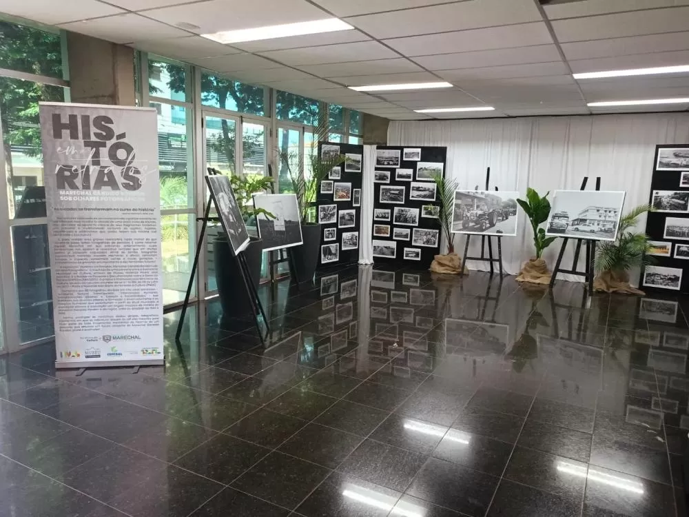 A amostra está acontecendo no saguão da Prefeitura Municipal. Foto: Assessoria