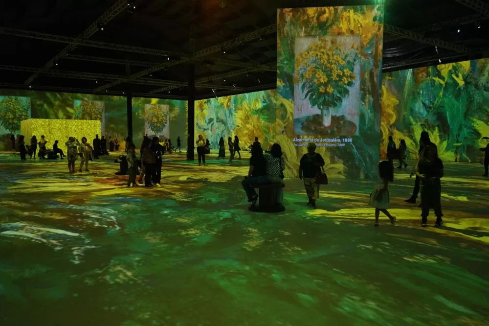 A arte de Van Gogh & Impressionistas poderá ser vista a partir de amanhã em Cascavel, no shopping Catuai. Foto: Divulgação