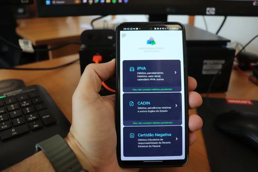 Prazo para pagamento do IPVA 2025 de veículos com final de placa 3 e 4 encerra nesta segunda-feira. Foto: SEFA-PR