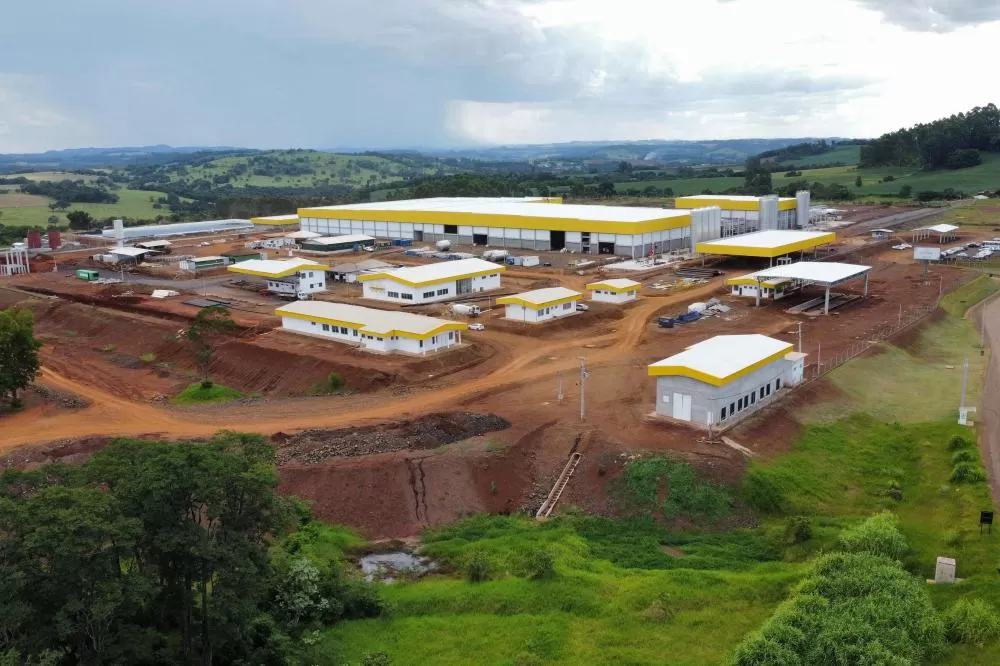 Fábrica de Piracanjuba em São Jorge D'Oeste. Foto: Divulgação/Piracanjuba