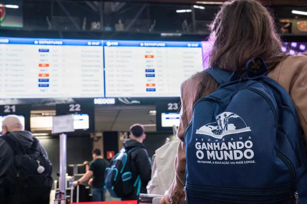 Ganhando o Mundo 2025 inicia embarques para Canadá e Nova Zelândia. Foto: Lucas Fermin/SEED