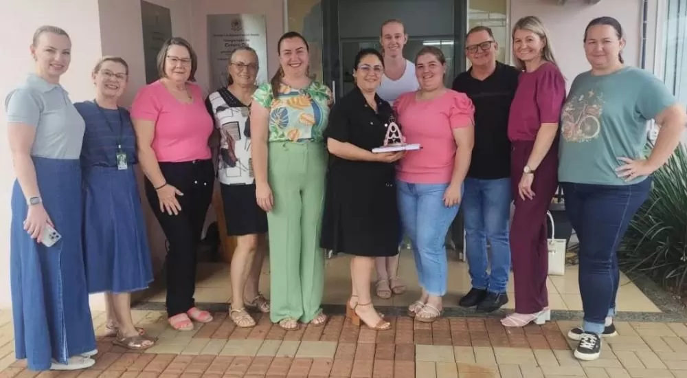 A comitiva rondonense foi recepcionada em Mercedes. Foto: Assessoria/Prefeitura