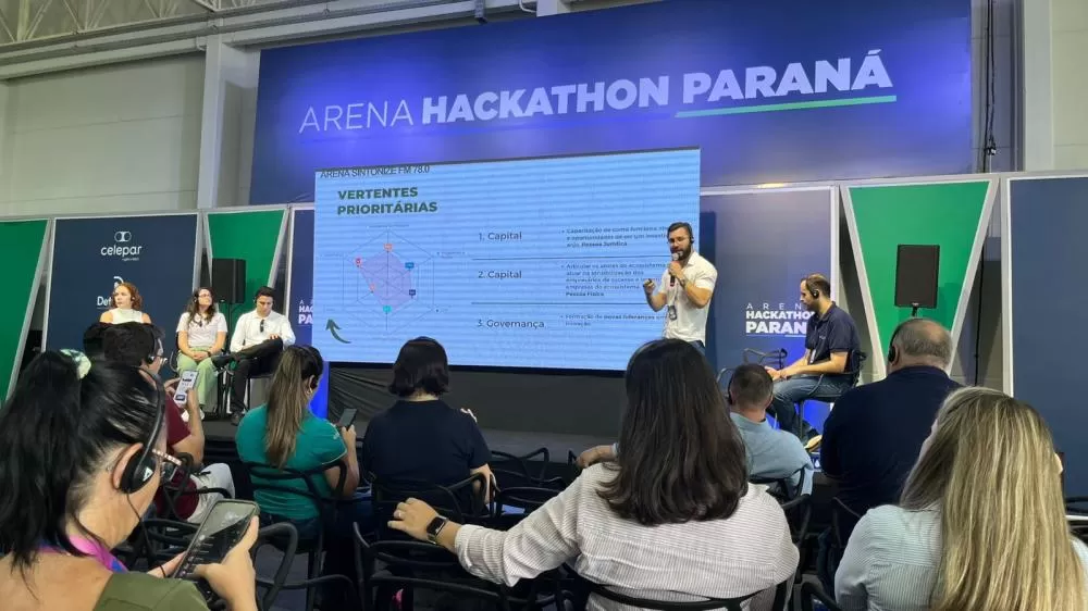 Representantes de governanças apresentam ações para agronegócio. Foto: Thiago Leandro.