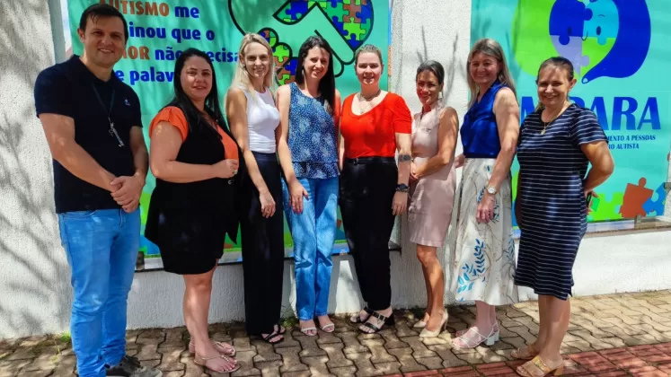 A comitiva rondonense foi recebida pelas diretoras da Ampara. Foto: Divulgação