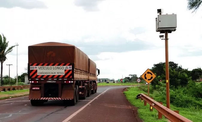 Os radares vão voltar a ser ativados na BR-163. 