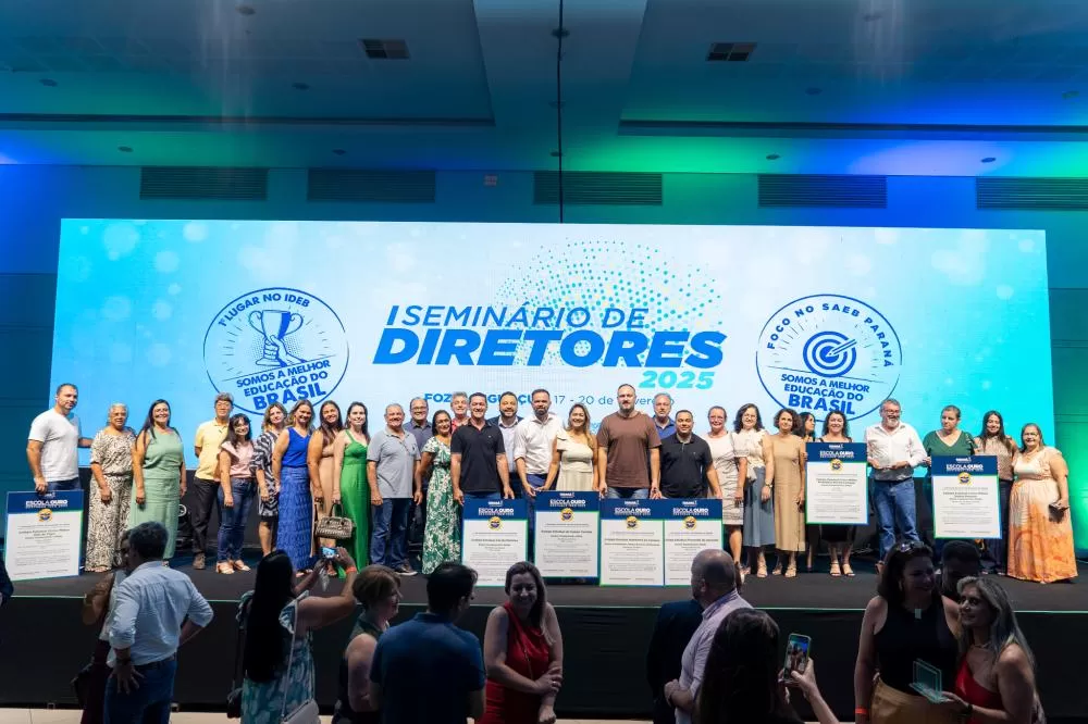 I Seminário de Diretores capacita gestores da rede estadual para 2025 Foto: Lucas Fermin/SEED-PR