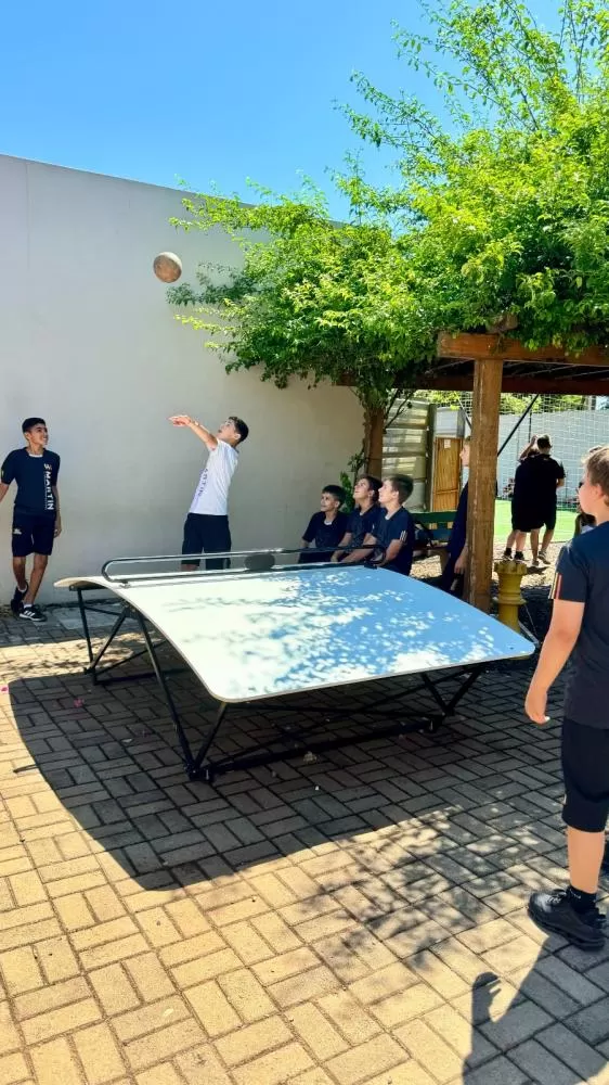 Os alunos estão participando mais ativamente de jogos coletivos durante os intervalos. Foto: Colégio Martin Luther