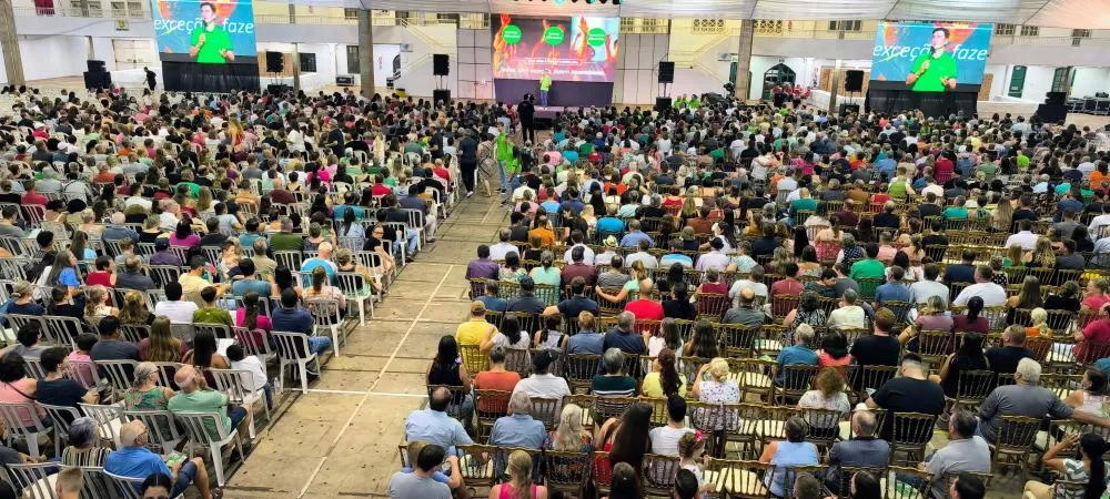 O Centro de Eventos de Marechal Cândido Rondon foi palco de uma assembleia histórica da Sicredi Aliança PR/SP. Fotos: João Livi