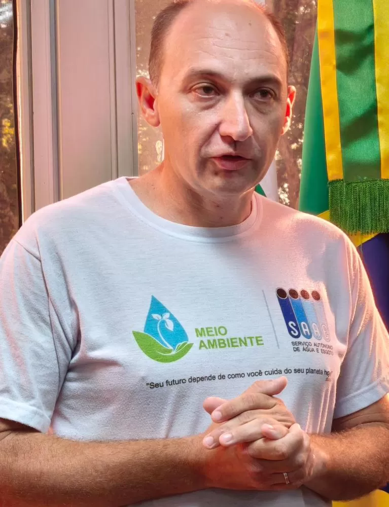 Fabio Alexandre Regelmeier, novo diretor do SAAE, sabe dos desafios que tem pela frente. Foto: João Livi