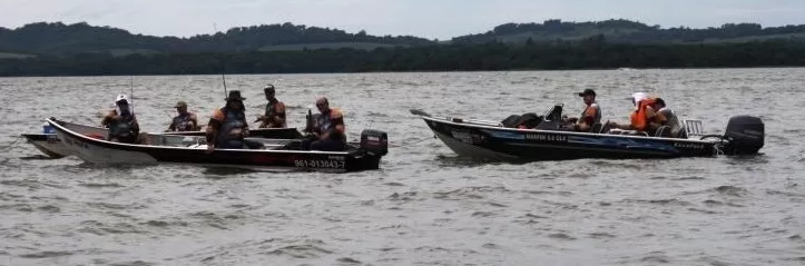 O torneio de Pesca da Corvina é um atrativo a parte no Lago de Itaipu. (Foto:Divulgação)