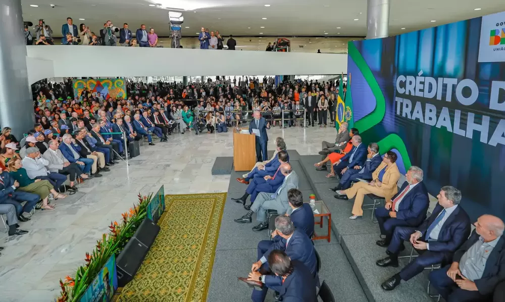 O anúncio aconteceu em Brasília. (Foto: Ricardo Stuckert/PR)