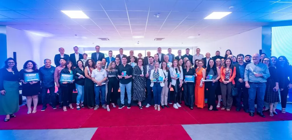 Última realização da premiação do selo ocorreu em 2023, com reconhecimento para cinquenta e sete empresas paranaenses. (Foto: Inove)