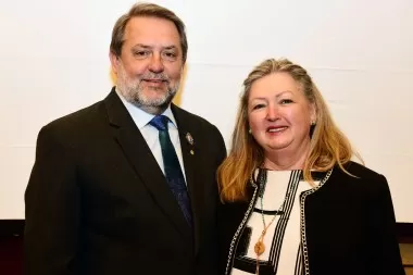 Cesar e Sonia Scherer, associados do Rotary Club de Marechal Cândido Rondon Beira Lago, sáo os convocadores oficiais do instituto. (Foto: Divulgação)