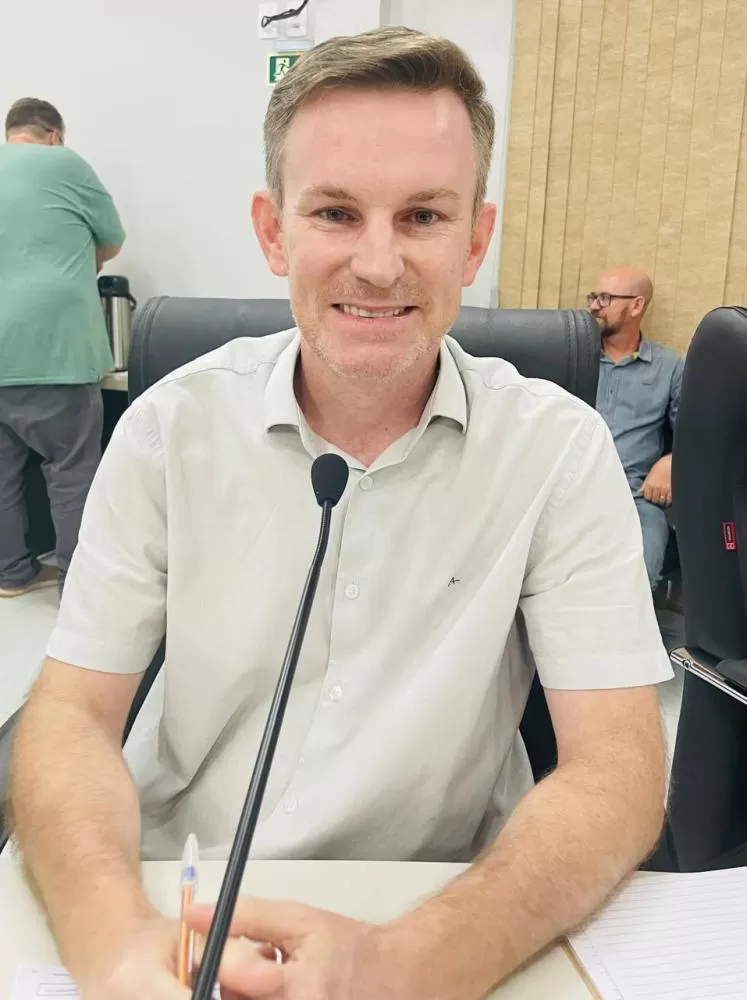 Vereador Rafael Cristiano Heinrich. (Foto: Assessoria/Câmara)