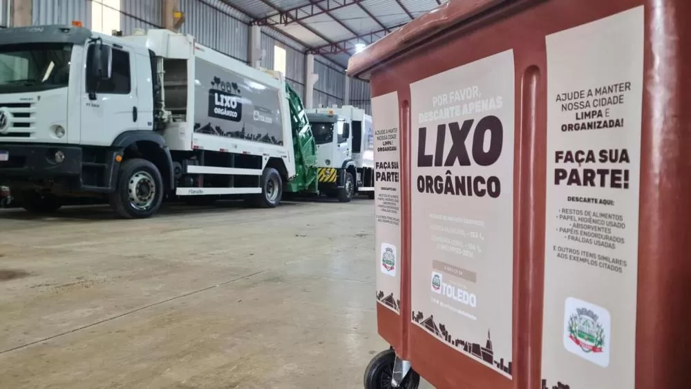 A Vale Norte Construtora Ltda é a empresa que assumiu o serviço de coleta de lixo orgânico em Toledo. (Foto: Assessoria/Prefeitura)