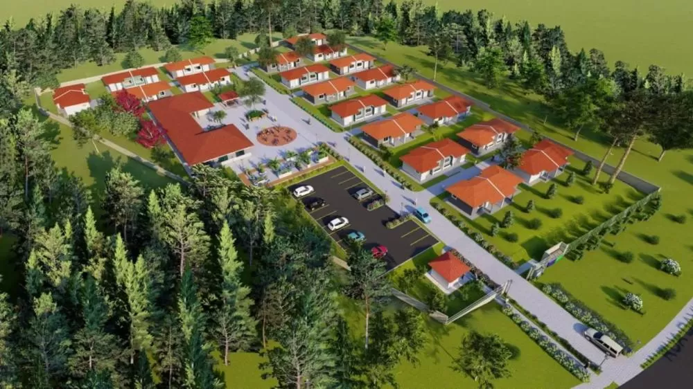Projeto do condomínio residencial exclusivo para idosos . (Fotos: Assessoria/Prefeitura)