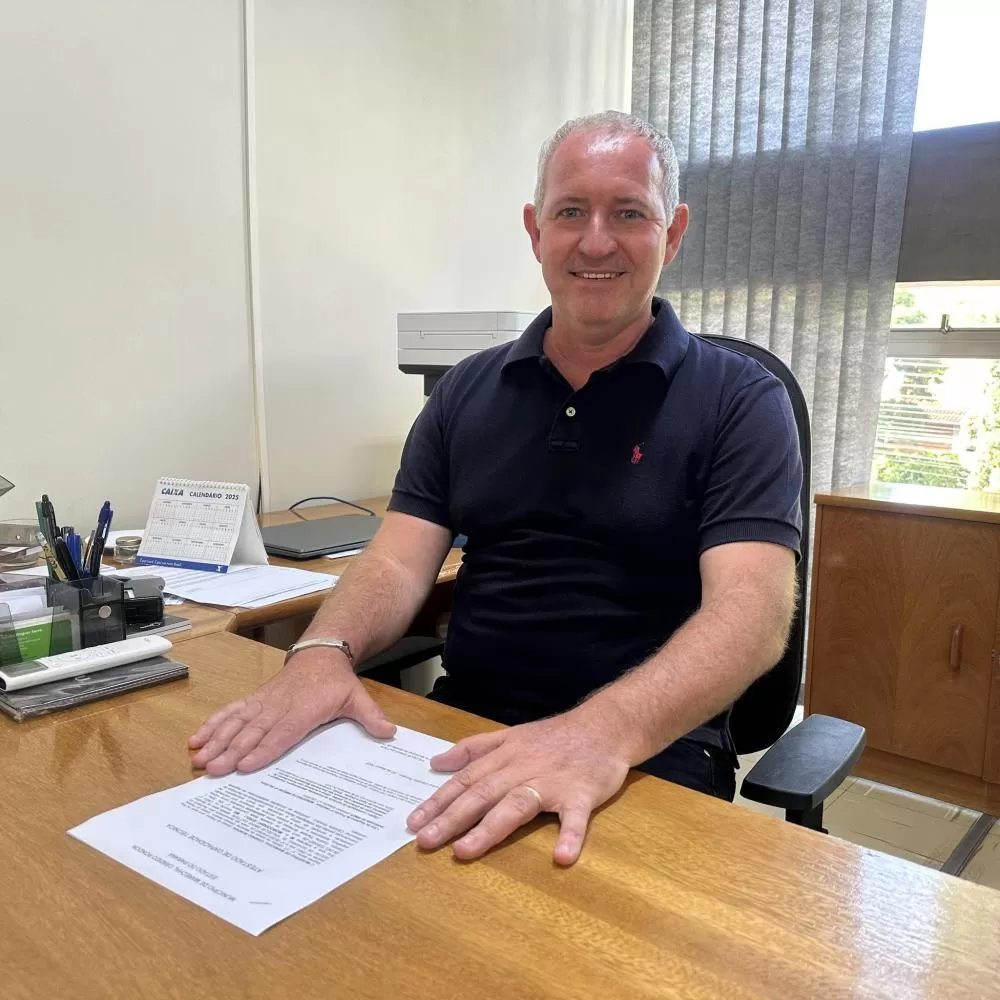 Gilmar Dattein preside a CCO dos 65 anos de Marechal Cândido Rondon. (Foto: Arquivo Pessoal)