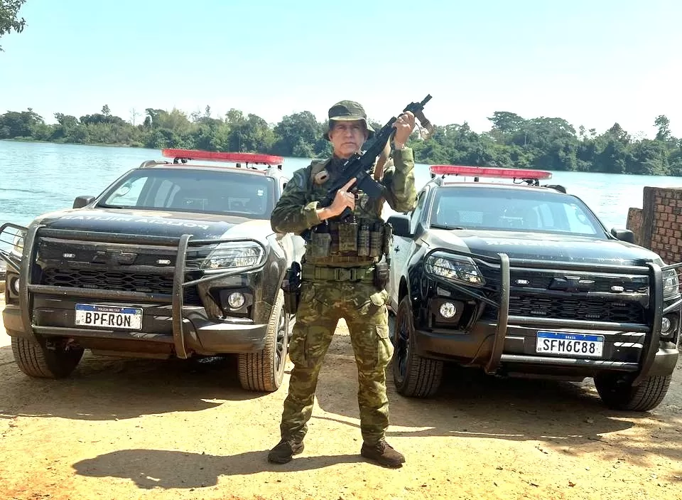 Divonsir de Oliveira Santos, comandante do Batalhão de Polícia de Fronteira (BPFron), receberá a comenda de “Menção Honrosa”, pela Câmara Municipal de Vereadores. (Foto: Arquivo Pessoal)