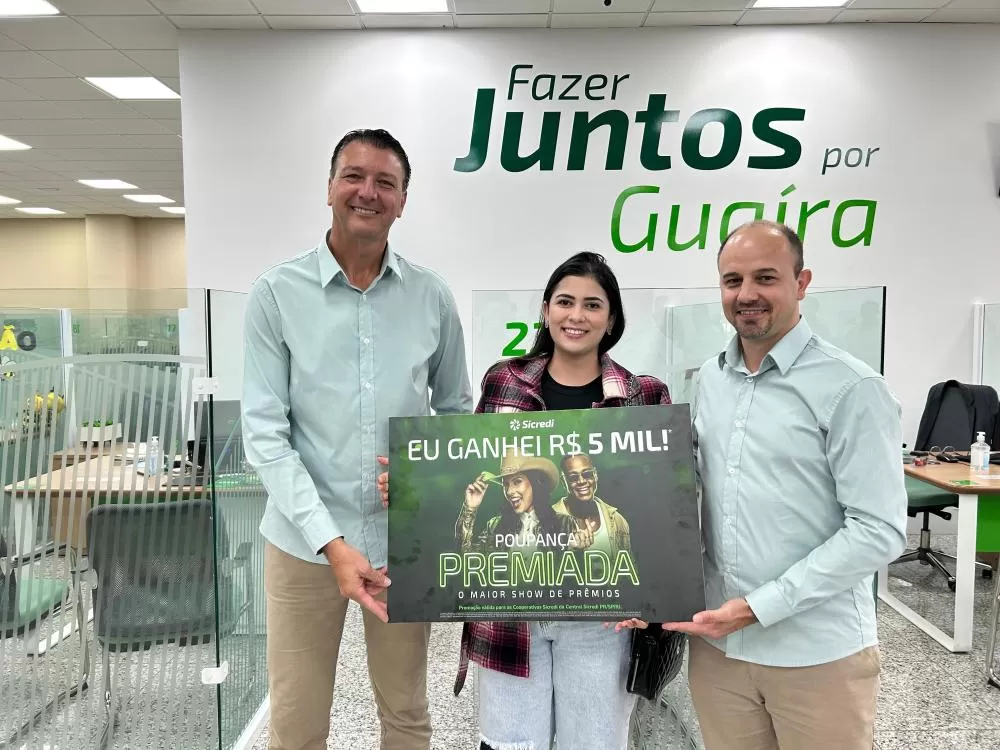 https://revistaespeciais.com.br/noticia/3097/associada-do-sicredi-em-guaira-ganha-r-5-mil-na-campanha-poupanca-premiada. (Foto: Assessoria/Sicredi Aliança)