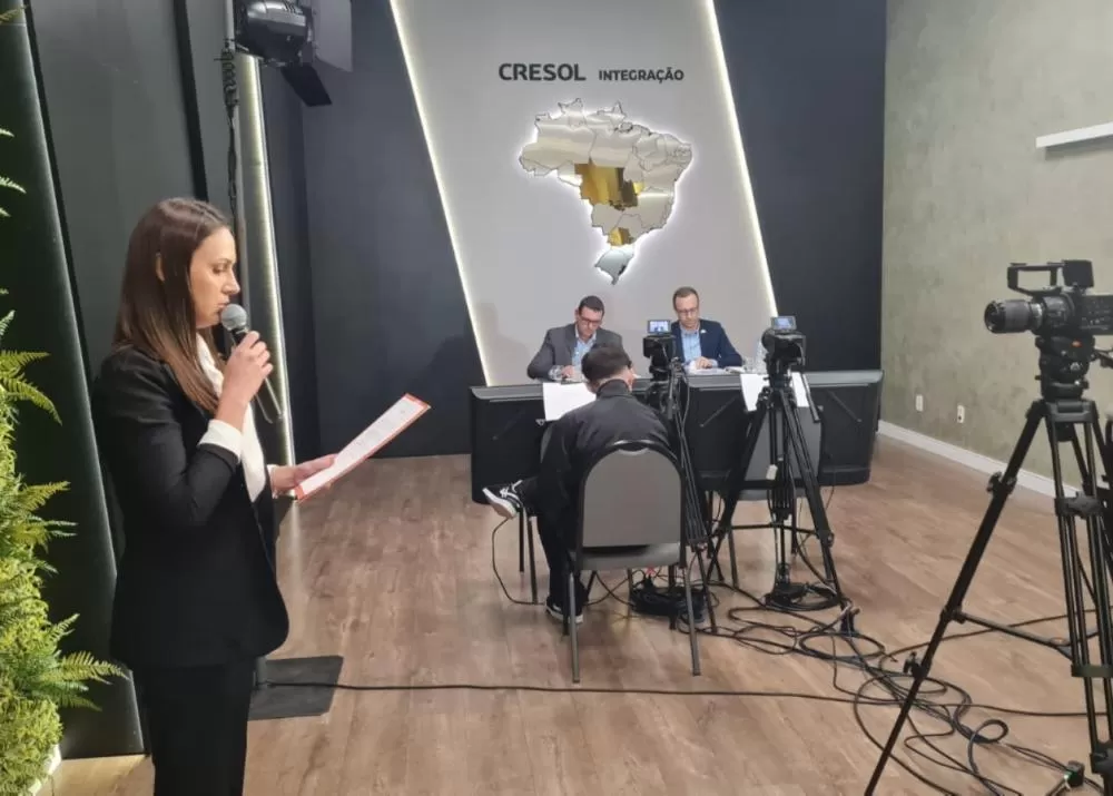 A assembleia aconteceu online. (Foto: Assessoria/Cresol)