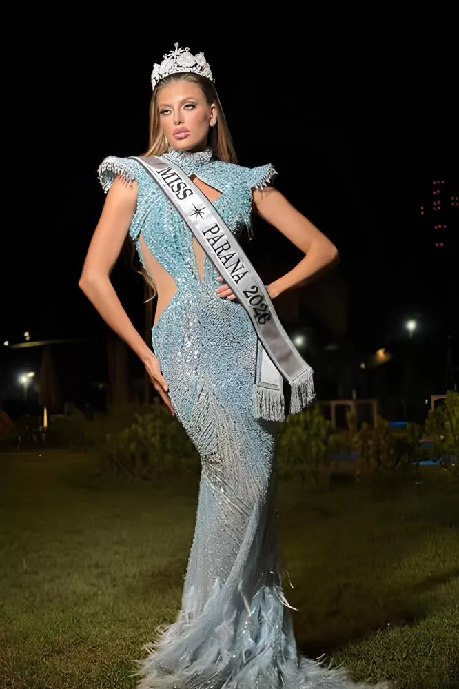 A rondonense Jéssica Krein foi eleita a campeã do concurso Miss Universe Paraná 2026. (Fotos: Divulgação)