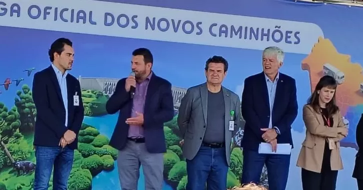 O prefeito Adriano Backes participou do evento em Foz do Iguaçu. (Fotos: Assessoria)