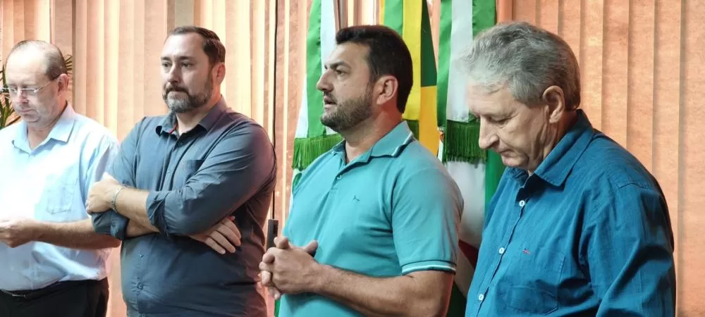 O prefeito destacou de sua confiança no trabalho de João Carlso Klein. (Foto: João Livi)