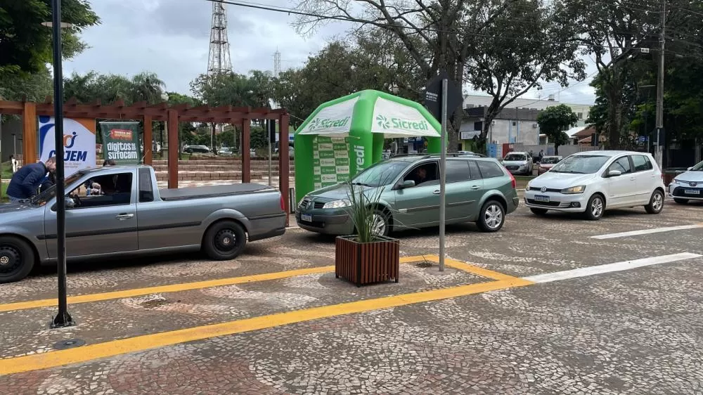 Feirão do Imposto oferece gasolina, cervejas e vinhos com redução de tributos neste sábado em Santa Helena, como forma de conscientizar sobre o peso da carga tributária. (Foto: Arquivo Cojem/SH)