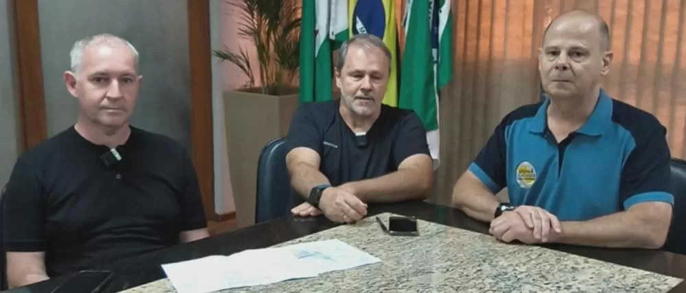 Gilmar Dattein, Junior Paulinho Niszczak e João Livi. 