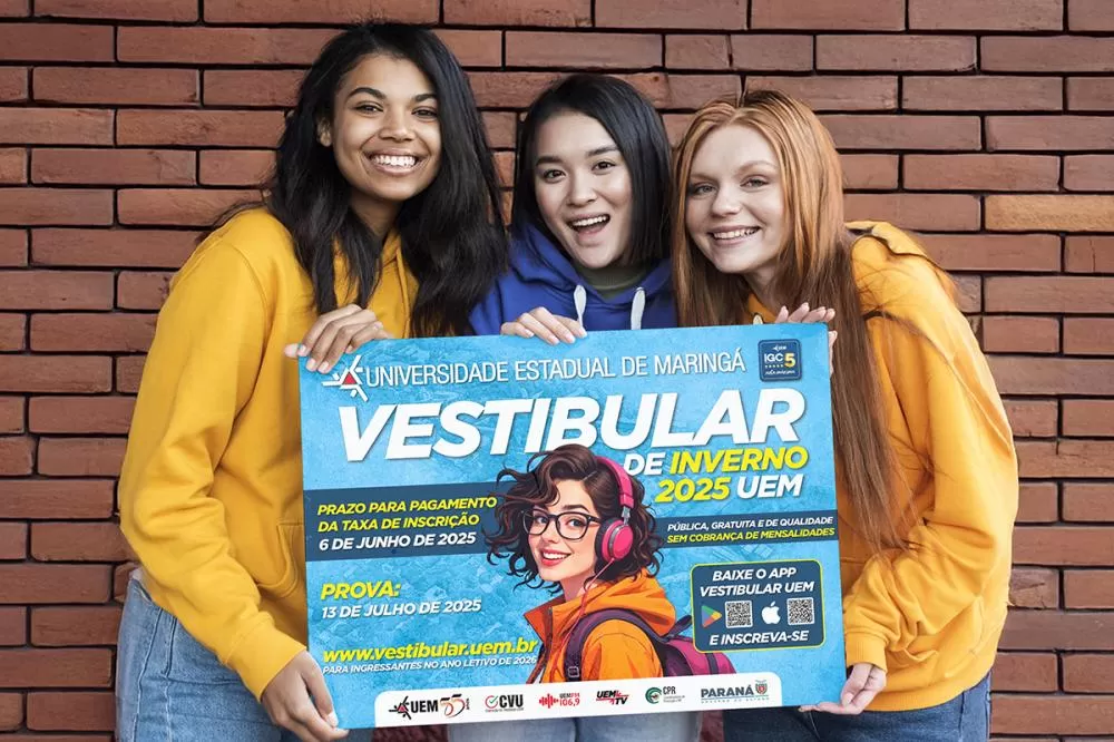Curso de Medicina da UEM lidera a concorrência com mais de 3,7 mil inscritos no Vestibular de Inverno 2025. (Foto: UEM)