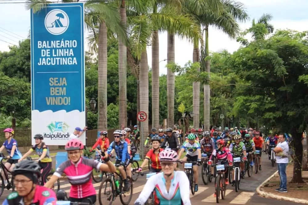 Ciclistas percorrerão as paisagens naturais e religiosas de Itaipulândia durante a 11ª etapa do Circuito Regional de Cicloturismo. (Fotos: Assessoria;Adetur)