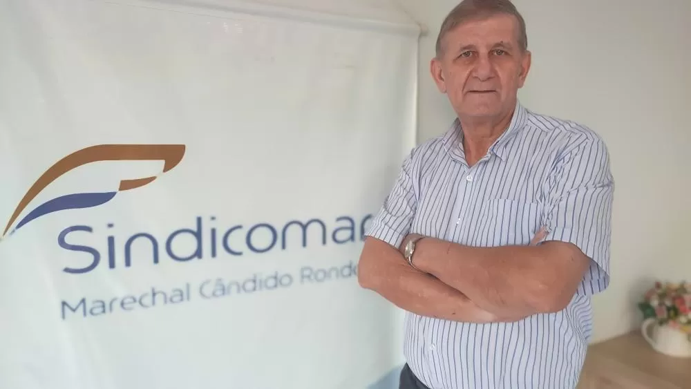 Ademar Bayer representa o Sindicomar no Conecta 2025 em Brasília. (Foto: João Livi)