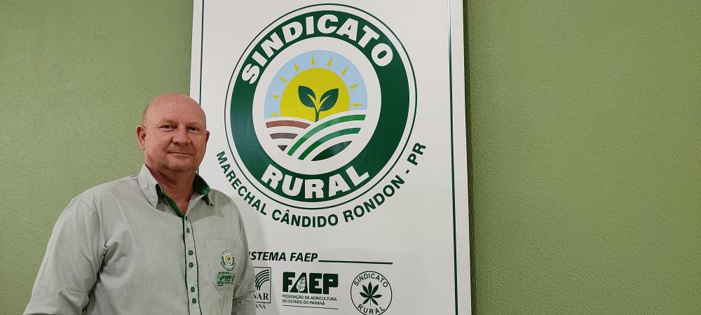Edio Chapla, presidente do Sindicato Rural de Marechal Cândido Rondon. Foto: João Livi