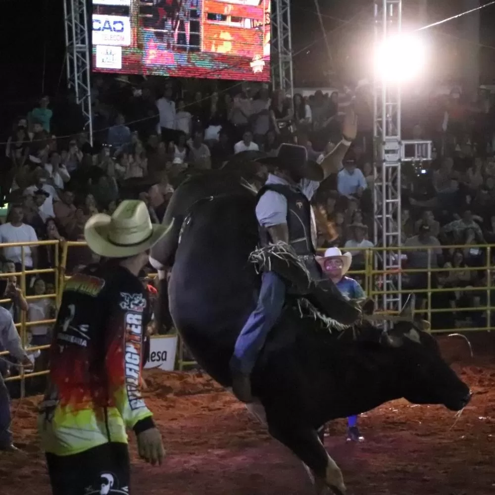 O rodeio é um dos grandes atrativos da Expo Rondon. (Foto: Assessoria/Prefeitura Municipal