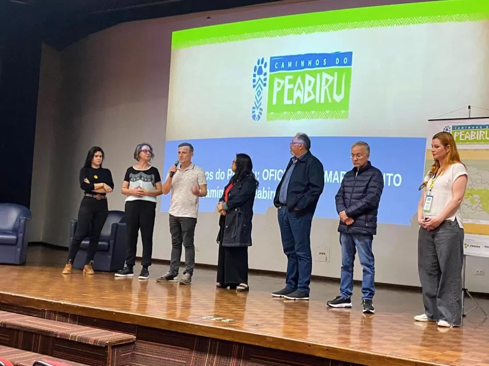 Oficina em Foz do Iguaçu reúne municípios e especialistas para mapear rota turística baseada no traçado histórico dos Caminhos do Peabiru. (Foto: Assessoria)