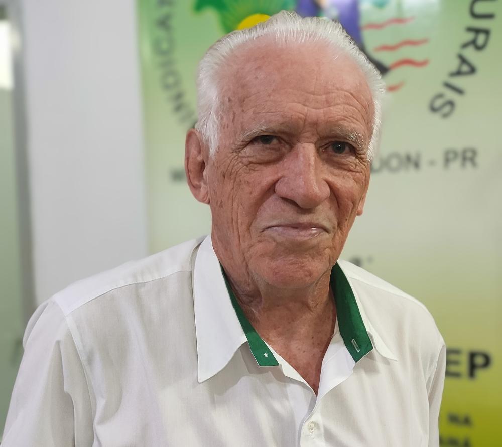 Alcino Biesdorf é o presidente do Sindicato dos Trabalhadores Rurais de Marechal Cândido Rondon. Foto: João Livi