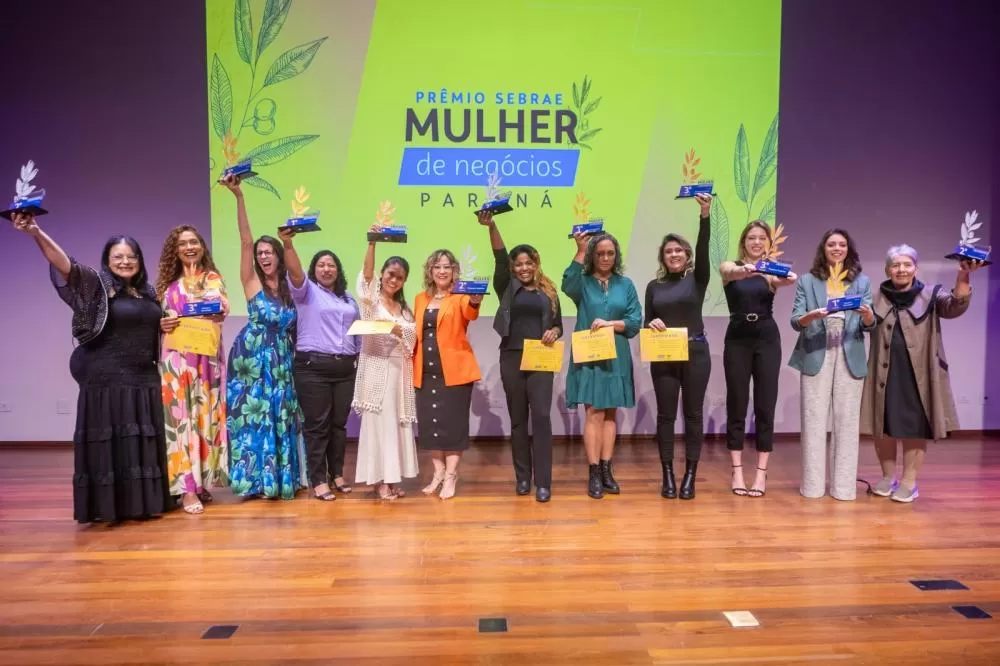 Registro da edição 2024 do Prêmio Sebrae Mulher de Negócios, que retorna em 2025 com duas finalistas de Toledo. (Foto: Inove)