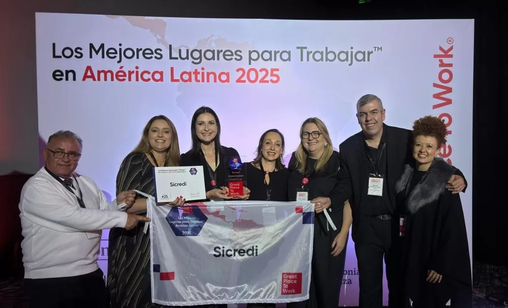 Sicredi conquista lugar entre as 25 Melhores Empresas para Trabalhar na América Latina, segundo o ranking GPTW LATAM 2025. (Foto: Divulgação/Sicredi)