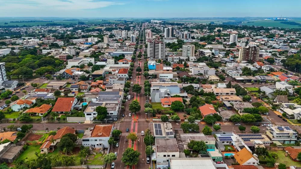 O município de Palotina é destaque na geração de empregos formais em 2025, com saldo superior a mil novas vagas no acumulado de 12 meses. (Foto: Assessoria/Prefeitura)