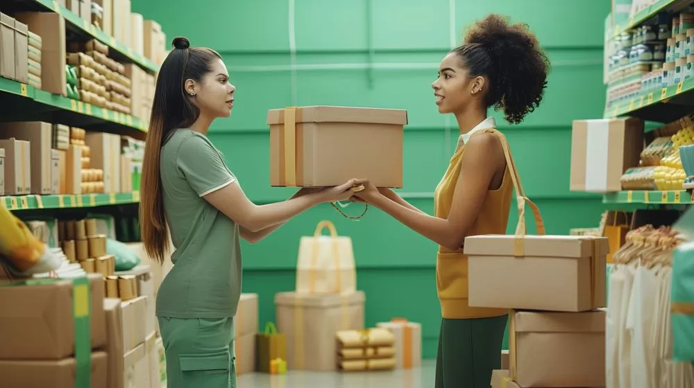 Comércio em movimento no Paraná: intenção de consumo das famílias cresce, mas ainda abaixo do nível de otimismo. (Foto: Freepik)